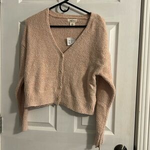 Pink button up long sleeve